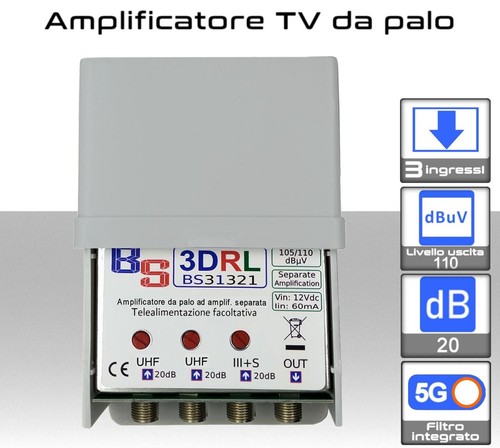 Amplificatore antenna da - amplificatore, tv