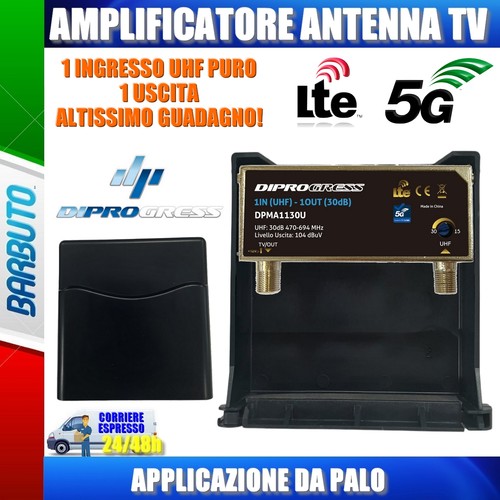 Amplificatore palo in uhf - da,